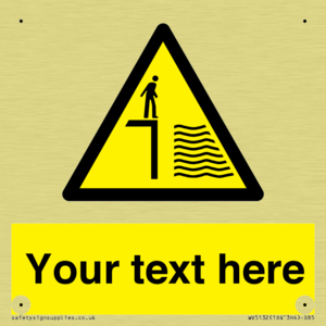 Custom Deep Water Sign